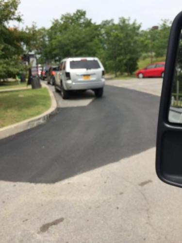 Driveway repair by Christopher's Paving